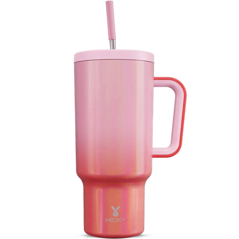 Meoky Cupán 40oz — Ice Cold for 34 Hours, Leak-Proof & Built for Life