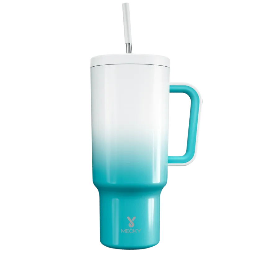Meoky Cupán 40oz — Ice Cold for 34 Hours, Leak-Proof & Built for Life