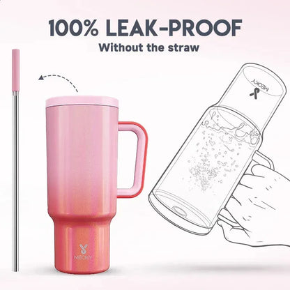Meoky Cupán 40oz — Ice Cold for 34 Hours, Leak-Proof & Built for Life