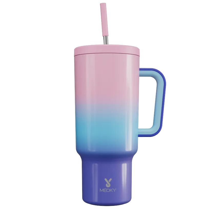 Meoky Cupán 40oz — Ice Cold for 34 Hours, Leak-Proof & Built for Life