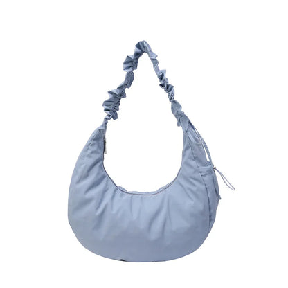 Pleated Shoulder Strap Drawstring One Shoulder Armpit Bag Spring Fashion New Large Capacity Casual Versatile Handbag Women